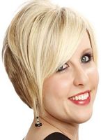  modne blond fryzury krótkie,  galeria  ze zdjęciami fryzur dla kobiet w katalogu z numerem  90